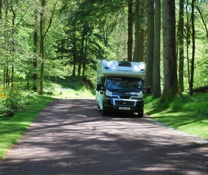 Touring caravan sites in the Lake District. Skelwith Fold Caravan Park