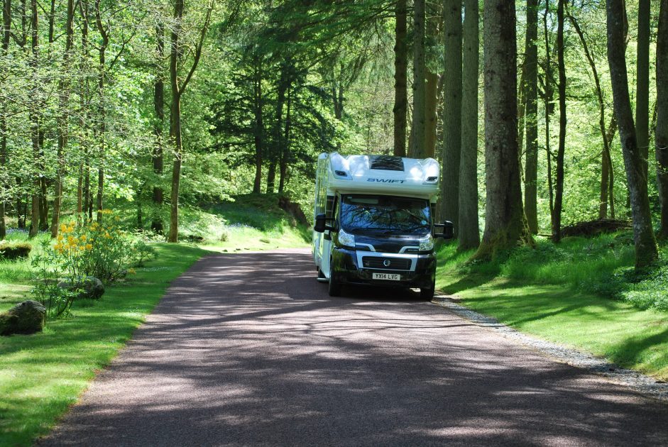 Touring caravan sites in the Lake District. Skelwith Fold Caravan Park
