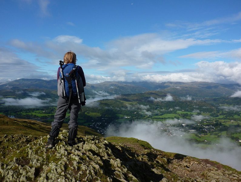 3. Best Lake District Walks – view from Wansfell summit