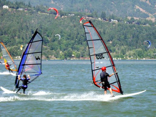 Wind Surfing in the lake district