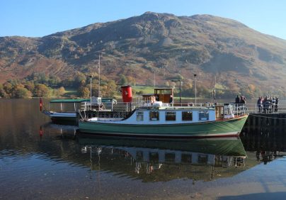 boat in harbour ullswater steamers