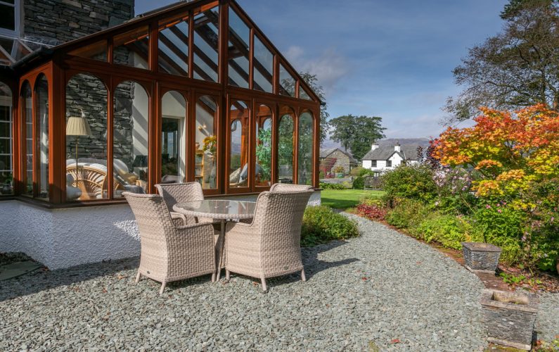 Cottage number one outside dining Skewith