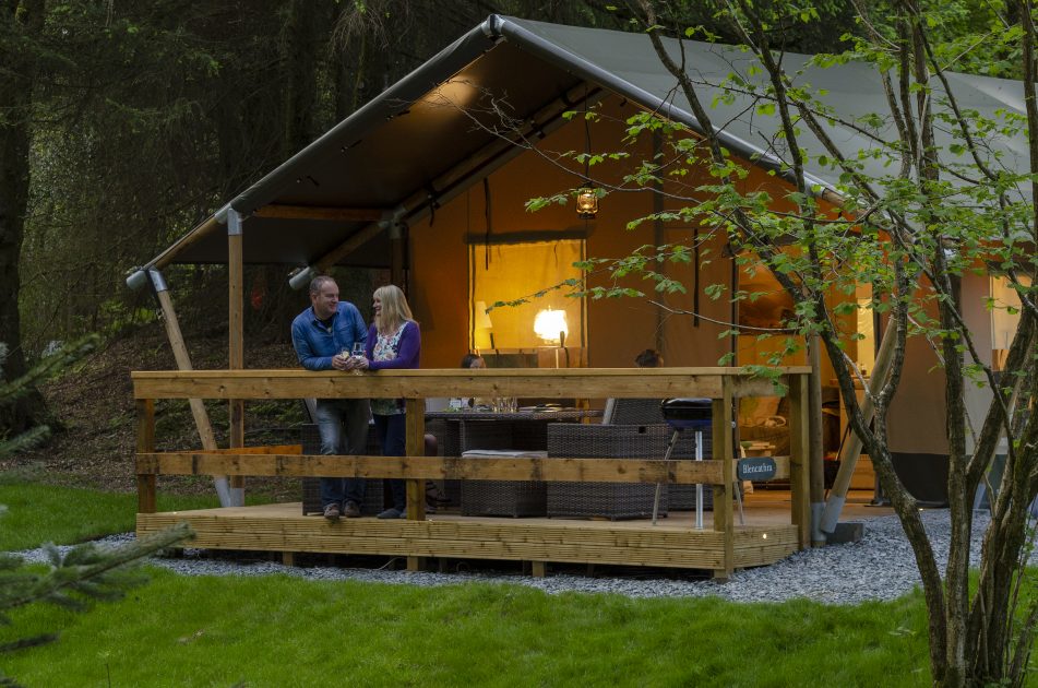 Lake District Safari Tent couple