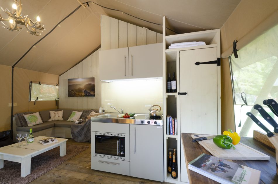 Lake District Safari Tent living area