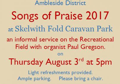 songs of praise 2017 Skelwith