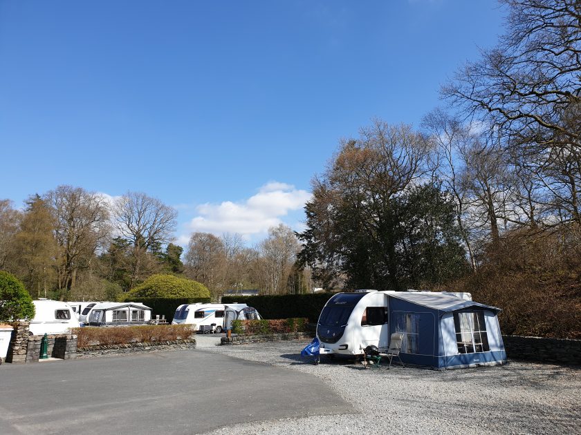 touring pitches at skelwith fold lake district