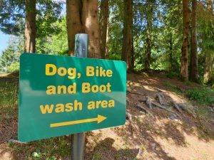 Facilities sign at skelwith fold