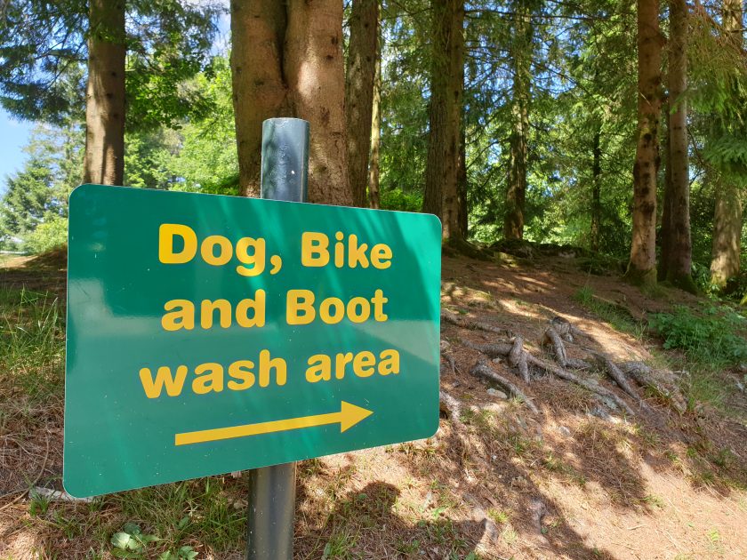 Facilities sign at skelwith fold