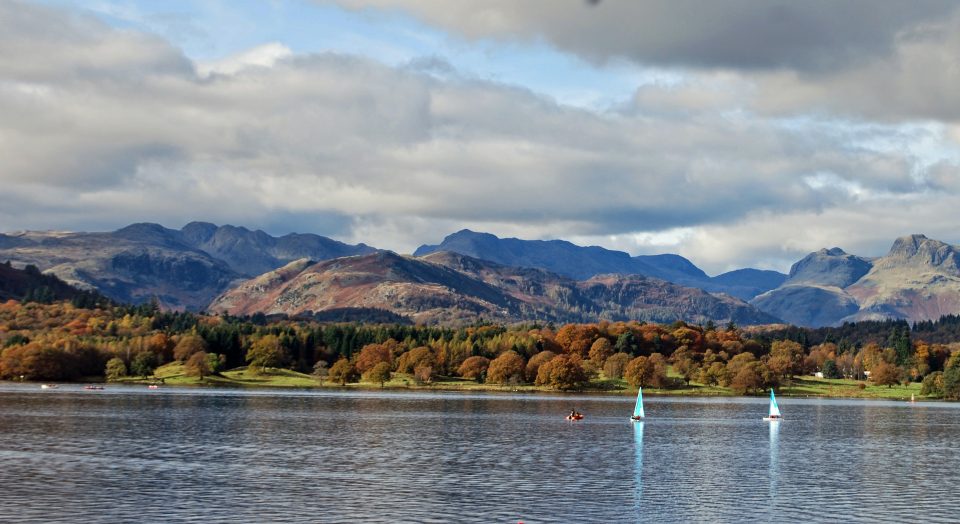 Lake District boat tour views