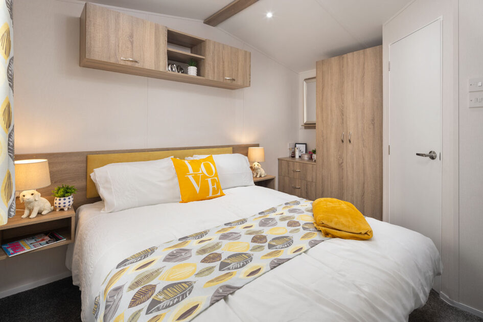 pitch 159 holiday home master bedroom