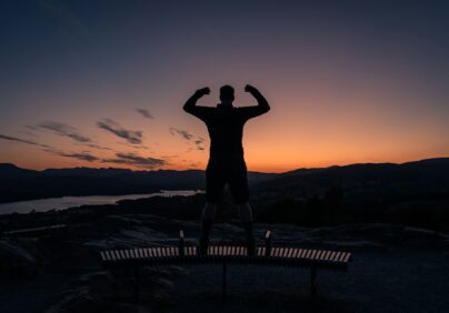 orrest head at sunset
