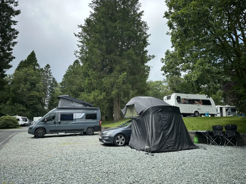 rooftent at skelwith fold